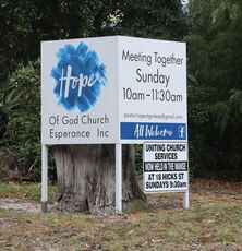 Esperance Uniting Church  13-03-2024 - Derek Flannery